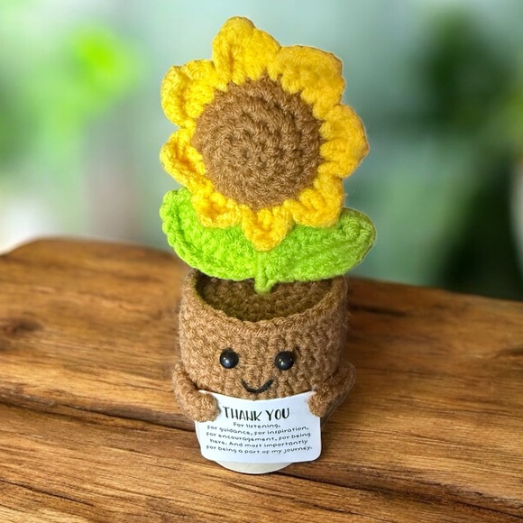 Gossby Other - Gossby Crochet Positive Sunflower